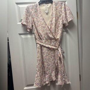 Floral Wrap Dress